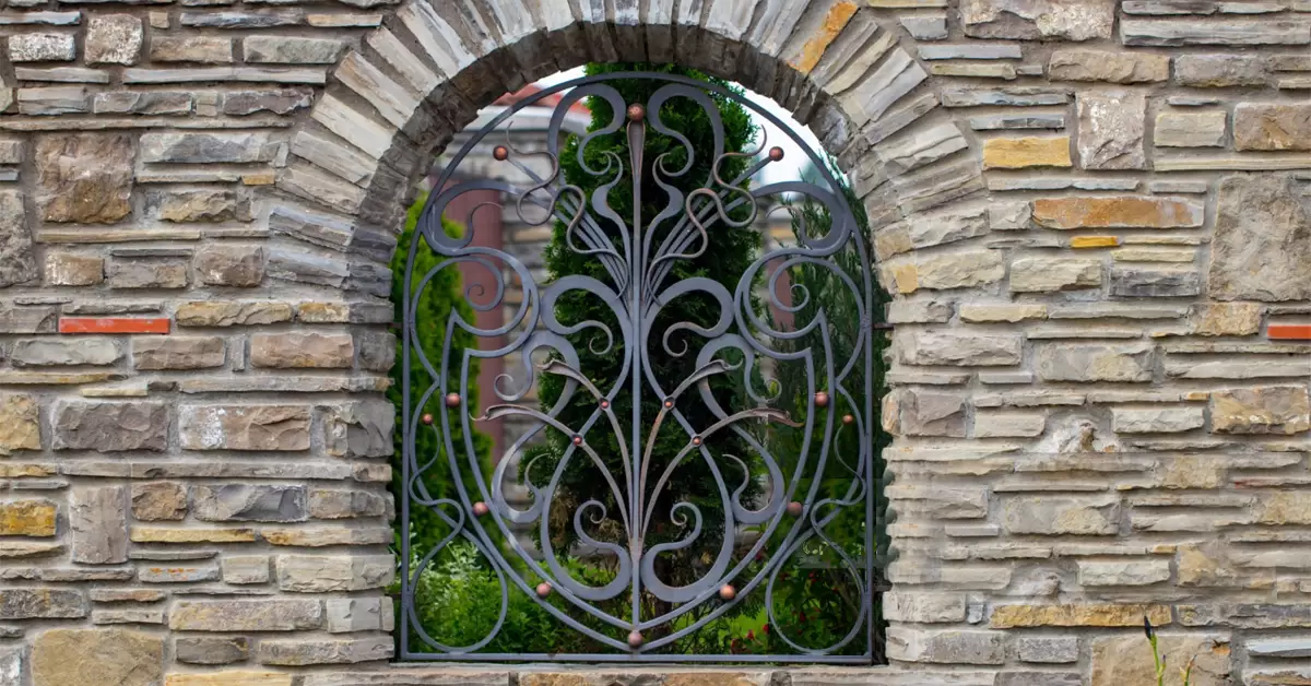 Rustic Metal Window Grills