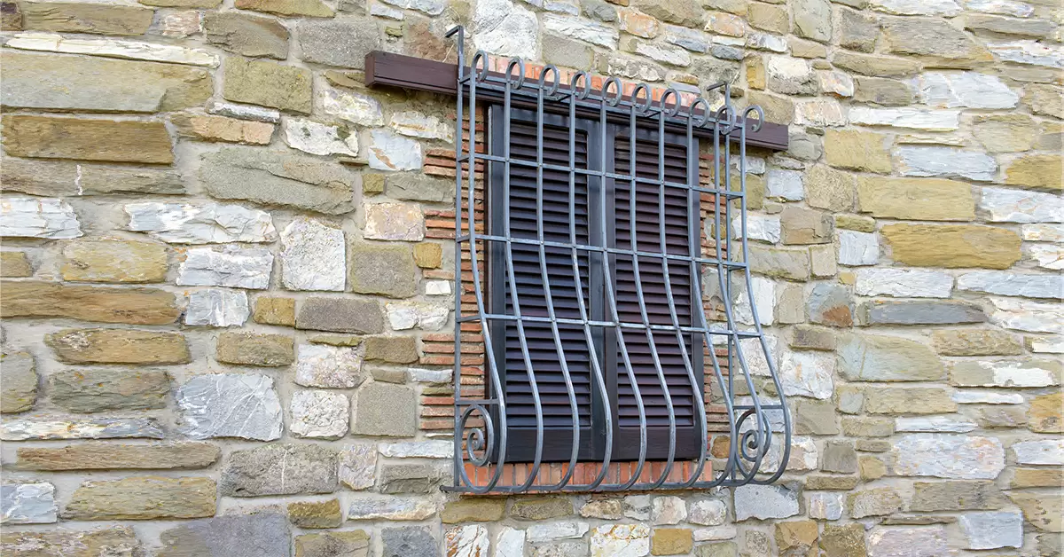 Victorian Style Window Grill Design