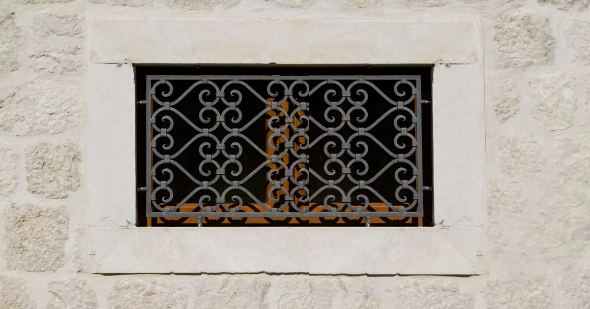 Contemporary Art Window Grill Design