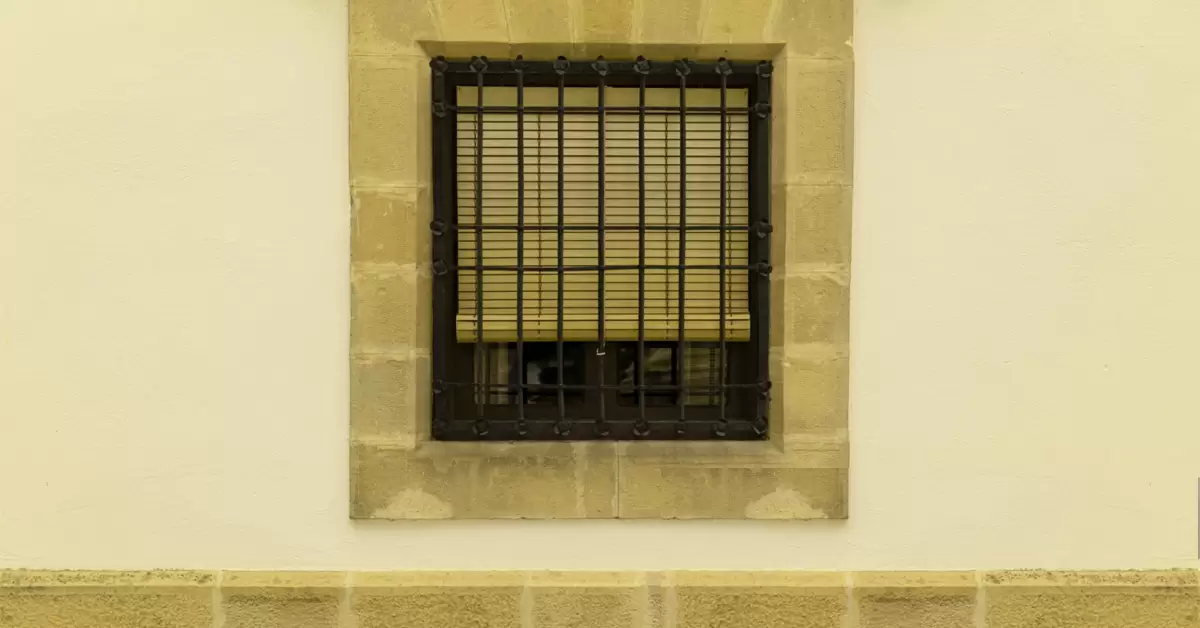 Plain Square Window Grill Design