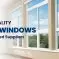 A Guide To Top-Quality UPVC Windows From Trusted Suppliers