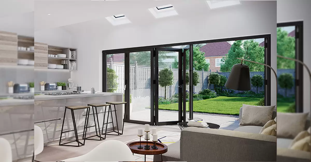 Aluminium Casement Door for Your Kitchen