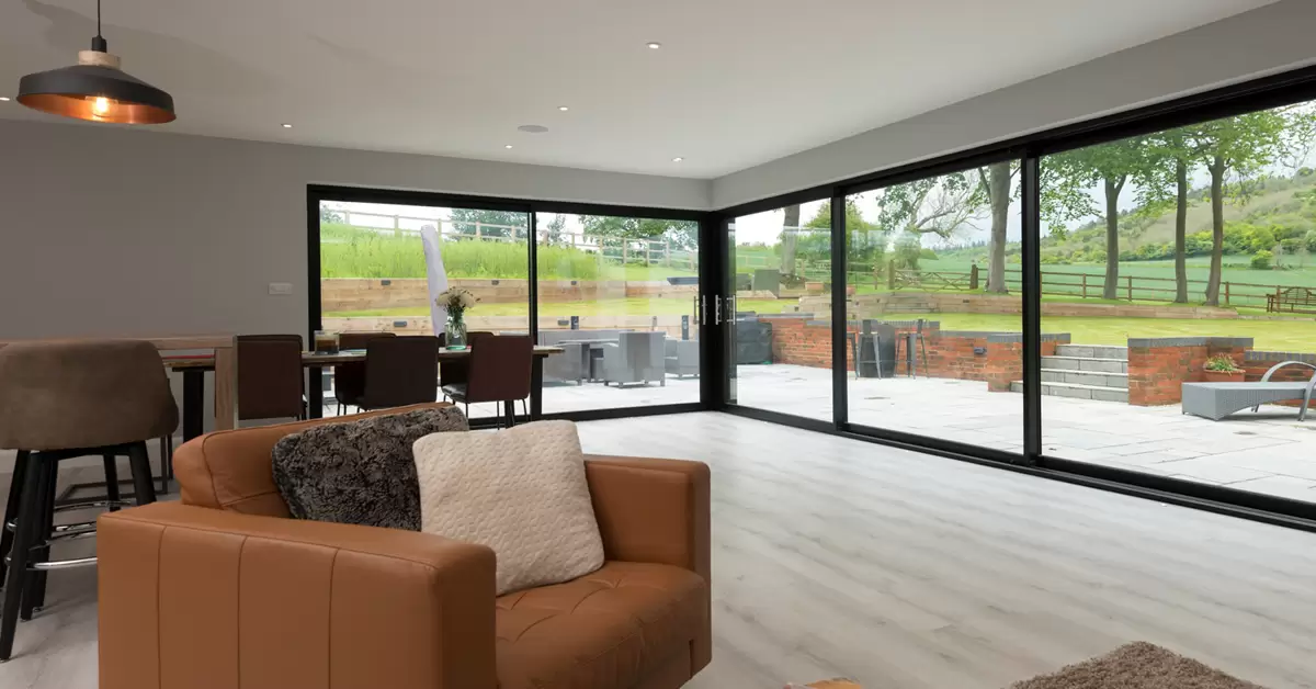 Aluminium Door for Living Room