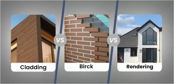 The Pros and Cons of Cladding, Brick, and Rendering for Exterior Walls