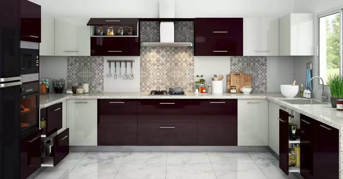 Contemporary Modular Kitchen