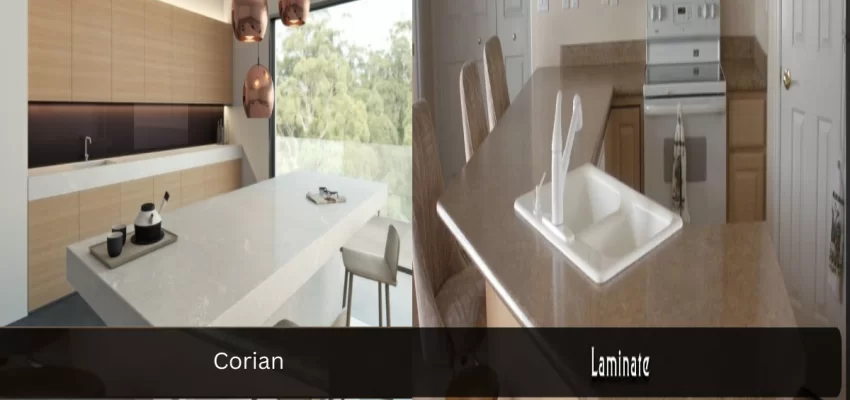 Corian vs laminate countertop