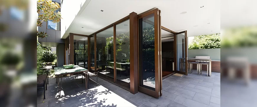 Door Frame with Glazing Panels