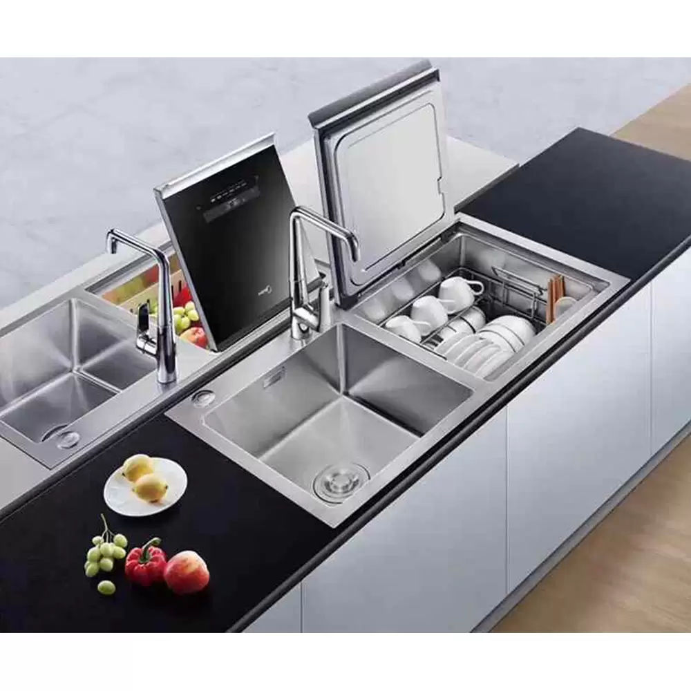 Futura Sinks Integrated Kitchen Sink Dishwasher FS 3620 DW (Brush)