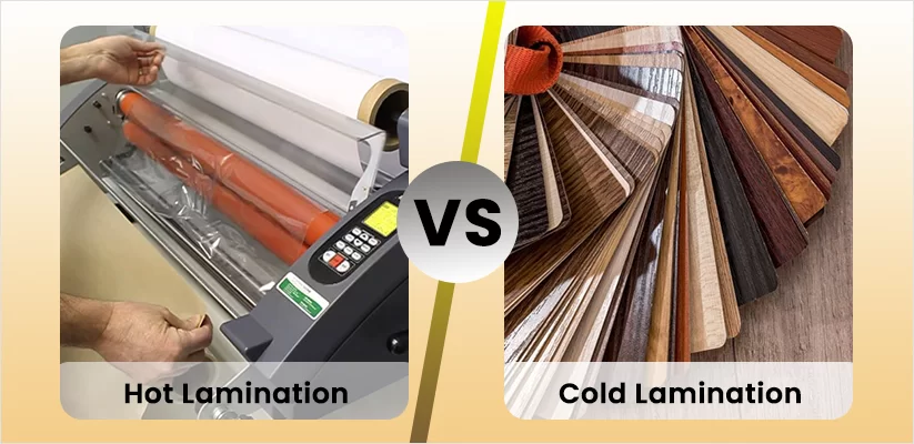 Hot-lamination-Cold-lamination