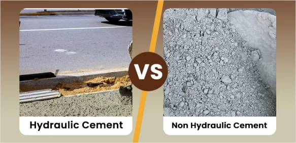 Hydraulic Cement vs. No Hydraulic Cement