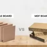 Difference Between The MDF Board And Particle Board