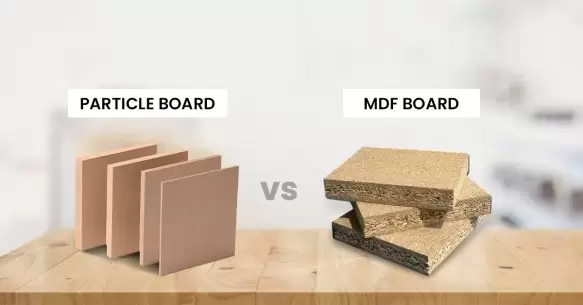 Difference Between The MDF Board And Particle Board