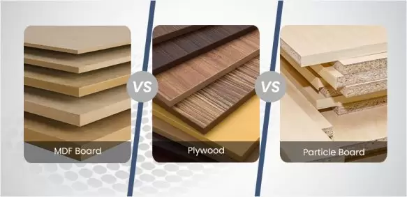 MDF vs. Plywood vs. Particle Board