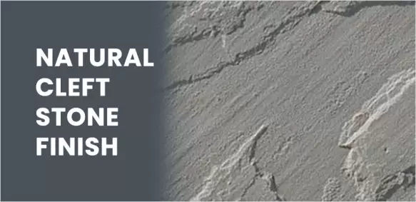 What is a Natural Cleft Stone finish?