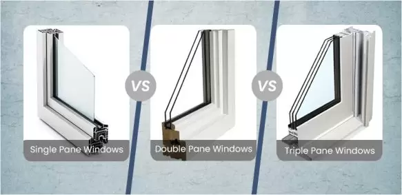 Single Pane vs Double Pane vs Triple Pane Windows.