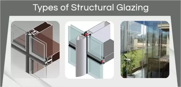 What are the types of Structural Glazing?