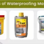 What are the Waterproofing Materials & its Types