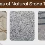 Types of natural stone tiles