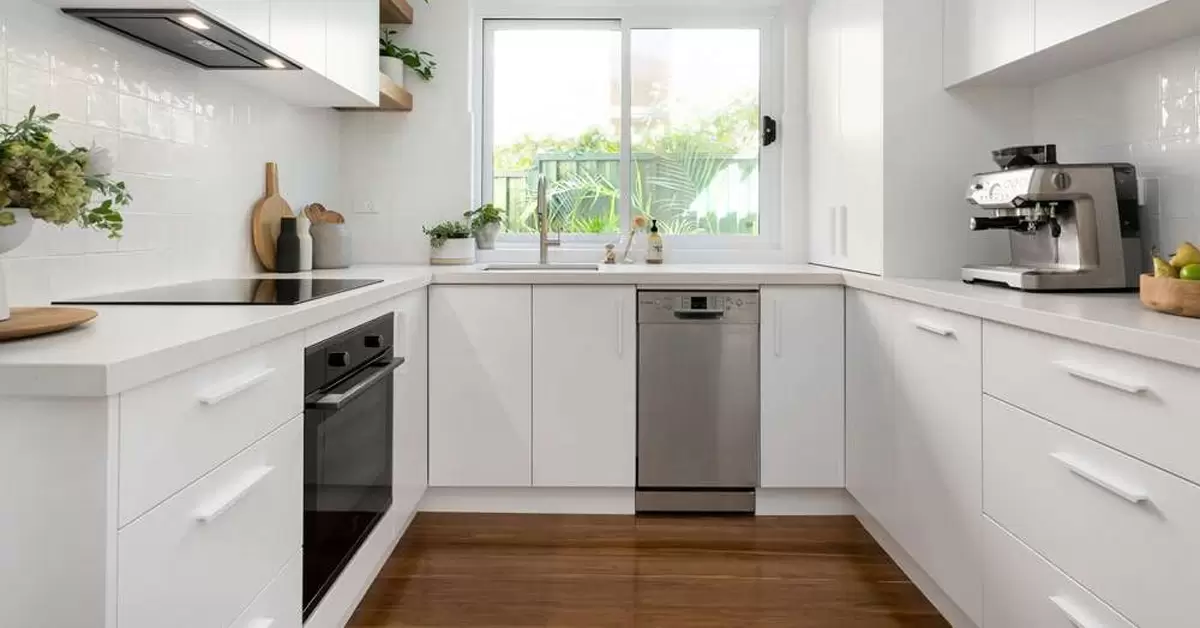 U Shaped Modular Kitchen