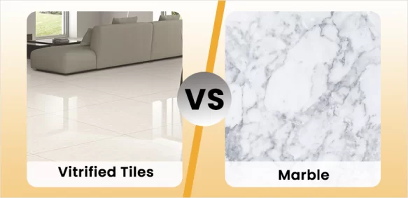 Vitrified tiles vs. Marble?