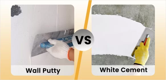 White Cement vs Wall Putty