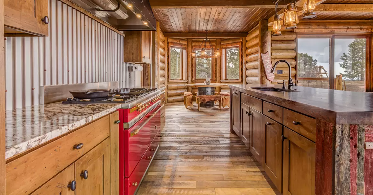 Rustic Modular Kitchen