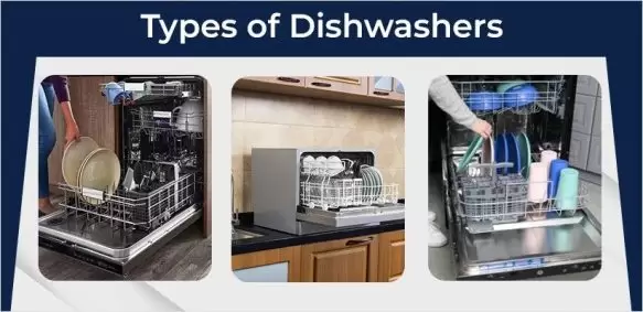 Common Types of Dishwashers & Their Sizes- A Complete Buying Guide