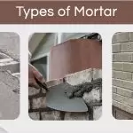 What are the types of mortar?