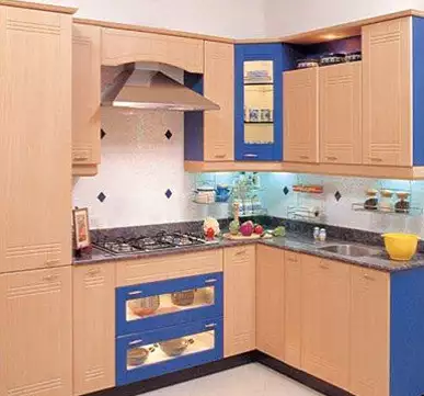 Modular Kitchen with super private corner