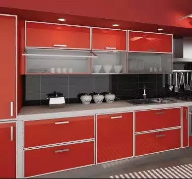 Awesome aluminium kitchen cupboards