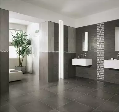 Porcelain bathroom tiles