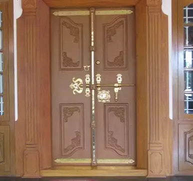 Front double door design