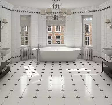 amazing antique bathroom floor