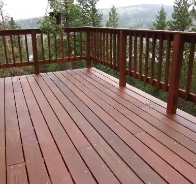 wooden railing design for balcony