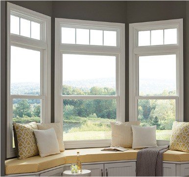 bay double hung window