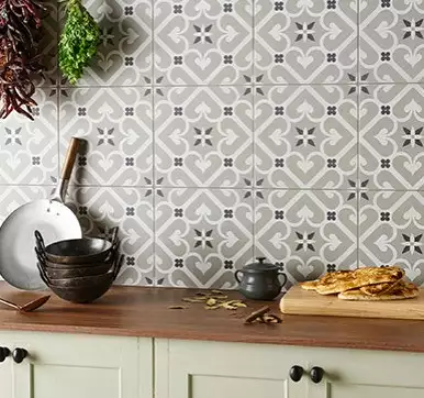 Printed Kitchen Wall Tile Design