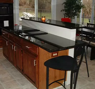 Granite Island Kitchen Countertop Design