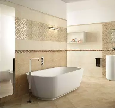 Ceramic bathroom tile design