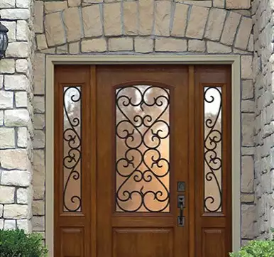 unique Wooden double door