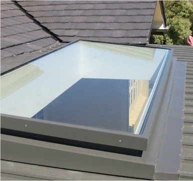 wide skylight window