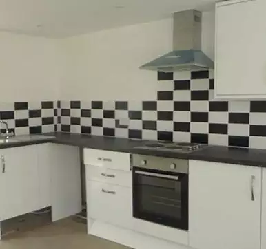 Black and White Kitchen Tiles