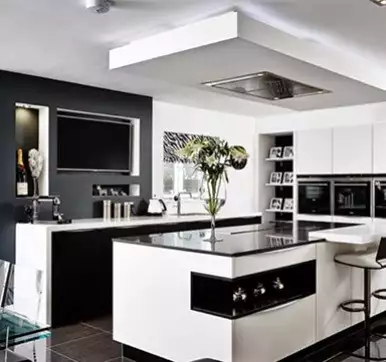 Open Kitchen Design with Island