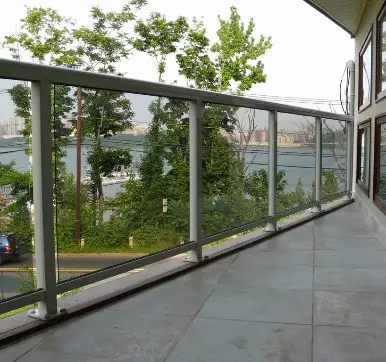 glass railing design for balcony