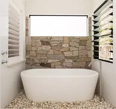 Stone bathroom tile designs