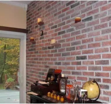 Simple Brick wall cladding