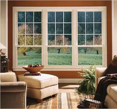 wooden picture windows