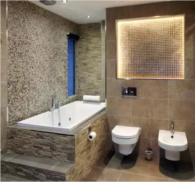 Stone bathroom tile design ideas