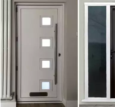 entrance doors aluminium