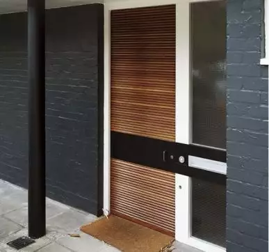 Vibrant solid wood doors