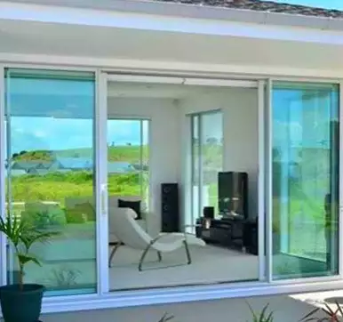 large glass sliding doors